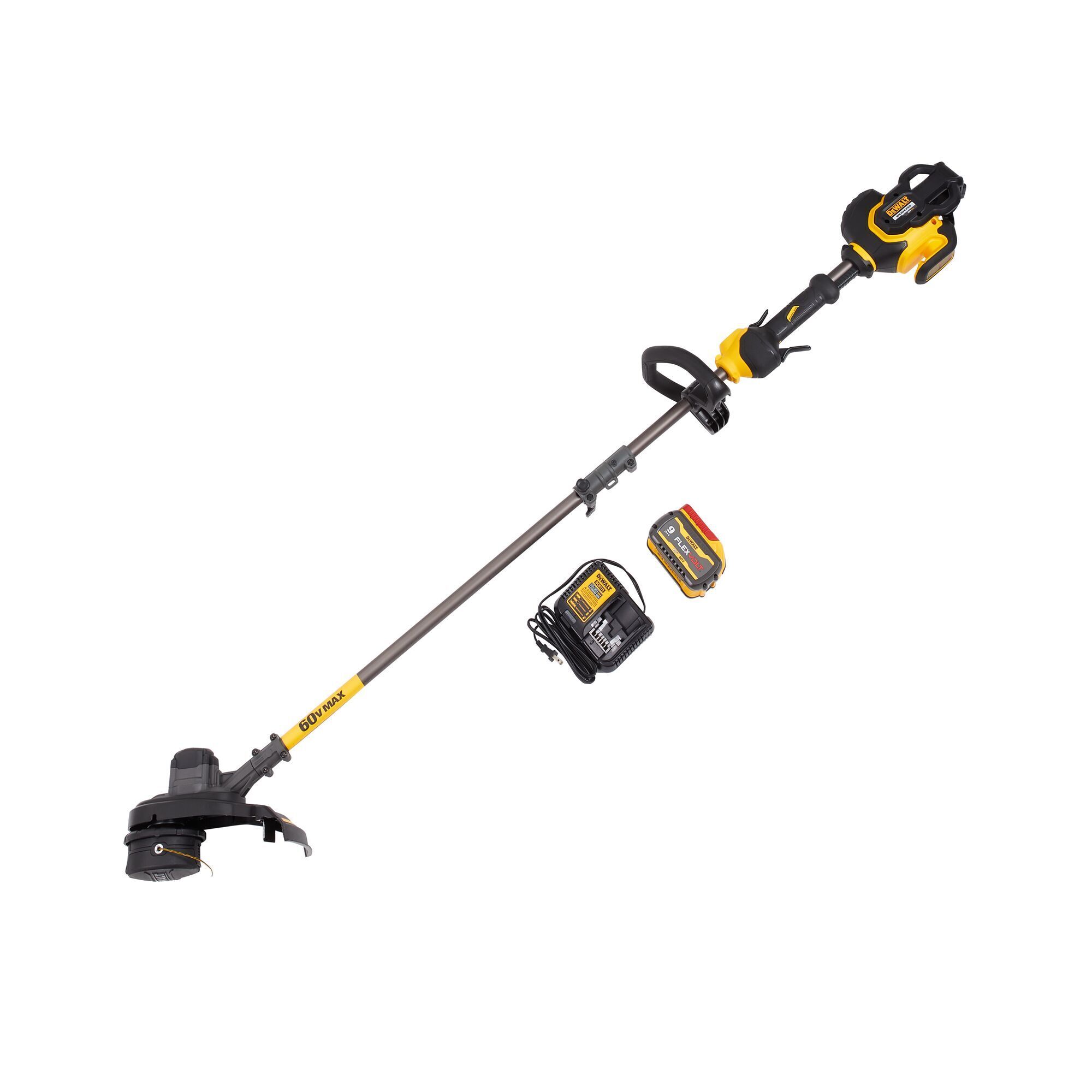 DEWALT FLEXVOLT String Trimmer — 60V, 3.0Ah, Brushless Motor, Model# DCST970X1S